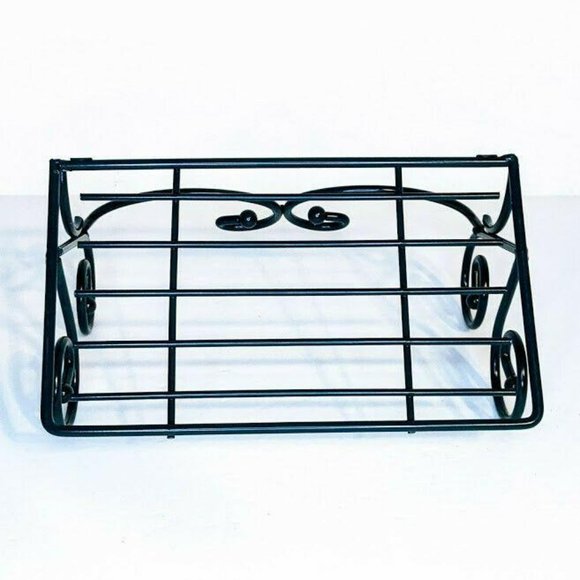 Vintage HOMCO Home Interiors and Gifts Green Metal Wire Wall Shelf 12657-DE - Picture 5 of 5